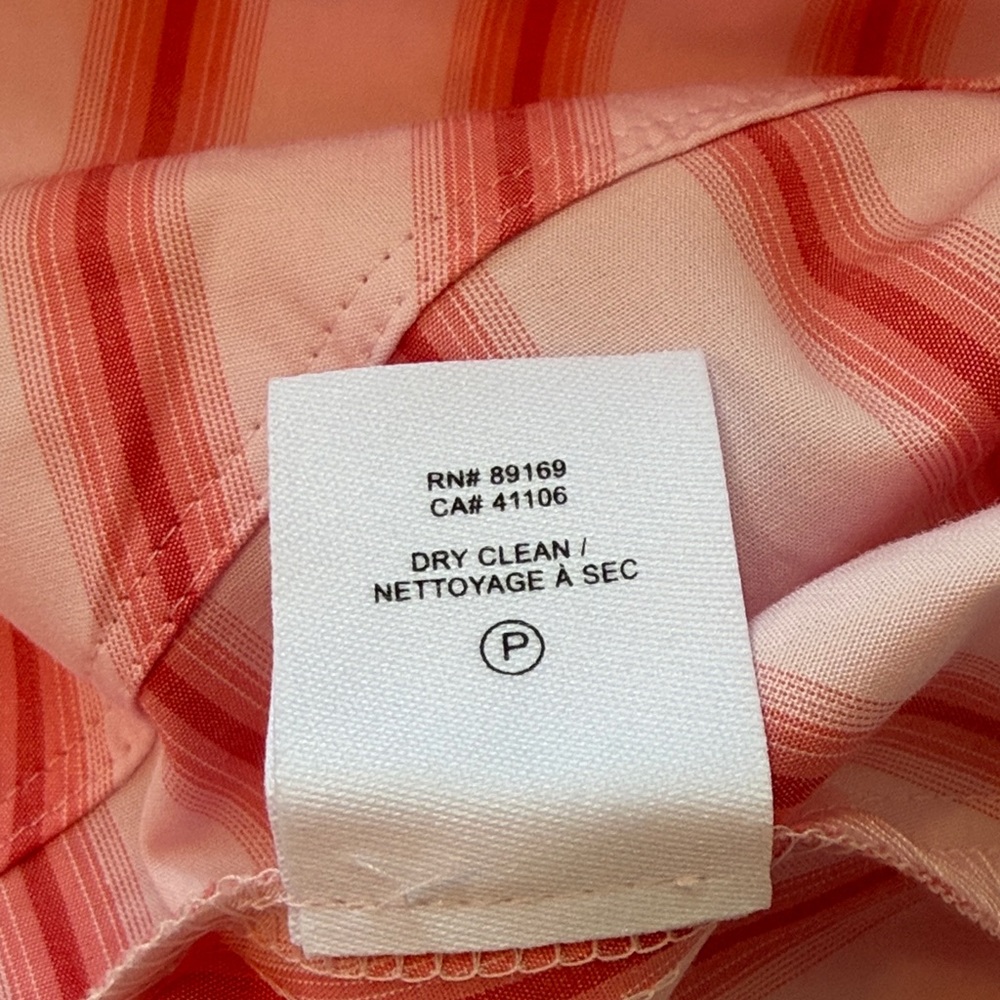 Derek Lam 10 Crosby Red Stripe Benibana Dress in Multi Size 4 NWT - Picture 11 of 12